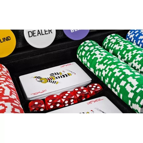 Poker - sada 500 žetonů v kufru
