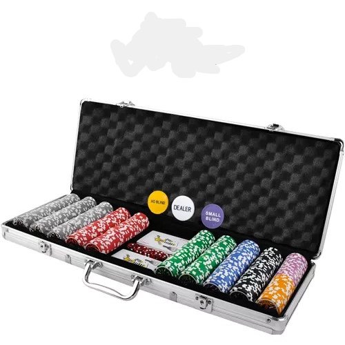 Poker - sada 500 žetonů v kufru