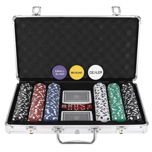 Poker - sada 300 žetonů s kufříkem