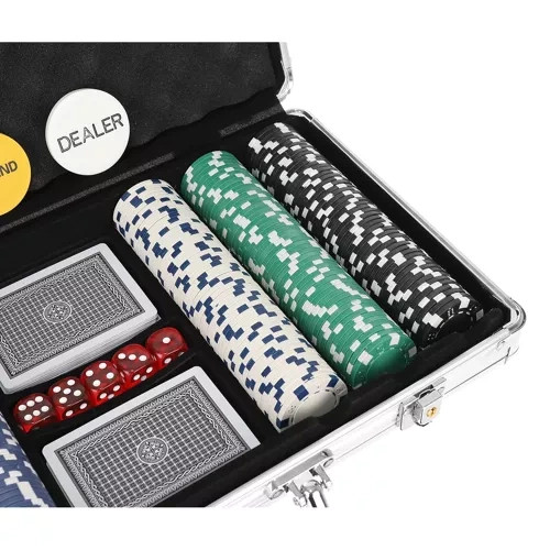 Poker - sada 300 žetonů s kufříkem