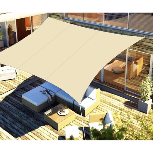  Stínová plachta 4x3m - béžová