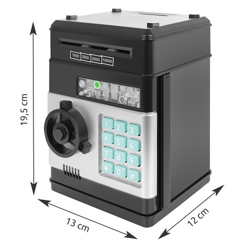 Elektronický trezor prasátka - bankomat na PIN