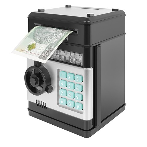 Elektronický trezor prasátka - bankomat na PIN