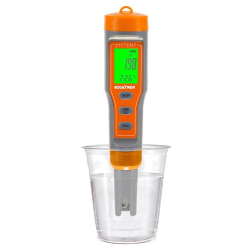 Elektronický pH tester s funkcí ATC a teploměrem