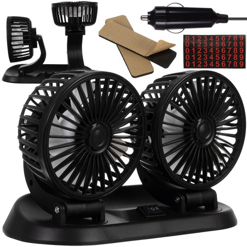Dvojitý ventilátor do auta