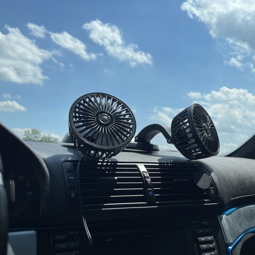 Dvojitý ventilátor do auta