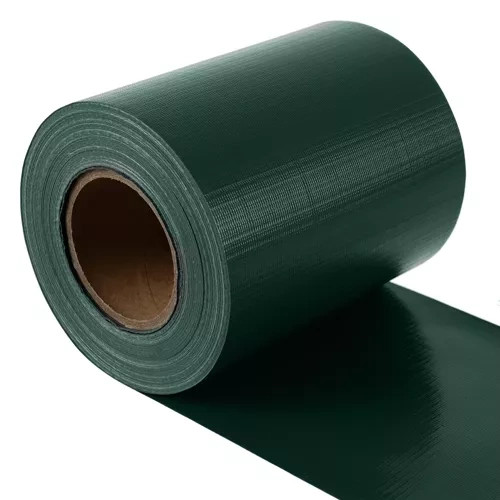 Velmi pevná plotová páska 450g/m² pro plotový plot + klopy (zelená)