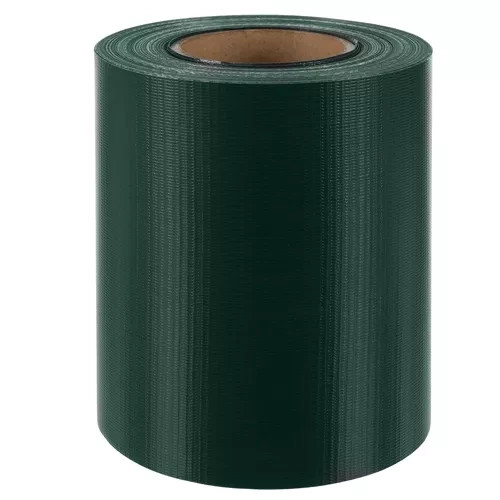 Velmi pevná plotová páska 450g/m² pro plotový plot + klopy (zelená)