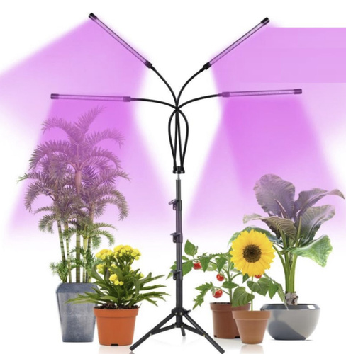 Profesionální LED lampa pro růst rostlin se stojanem