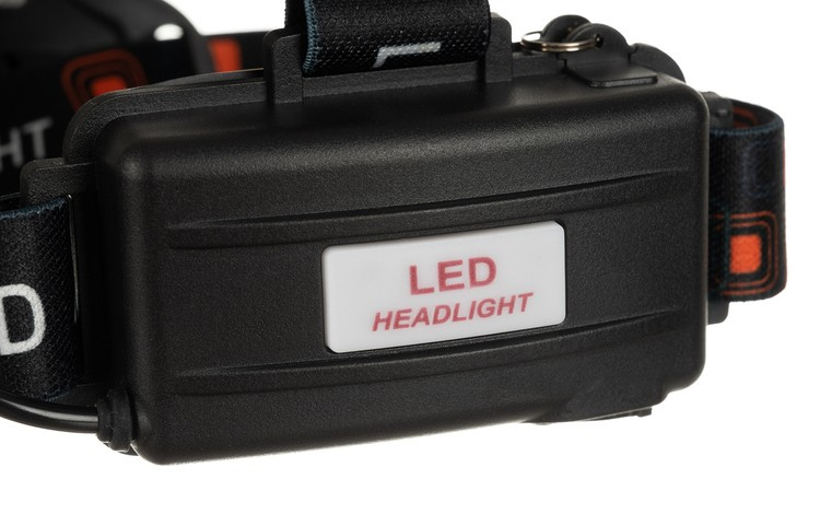 Výkonná 5x LED čelovka + dobíjecí baterie 