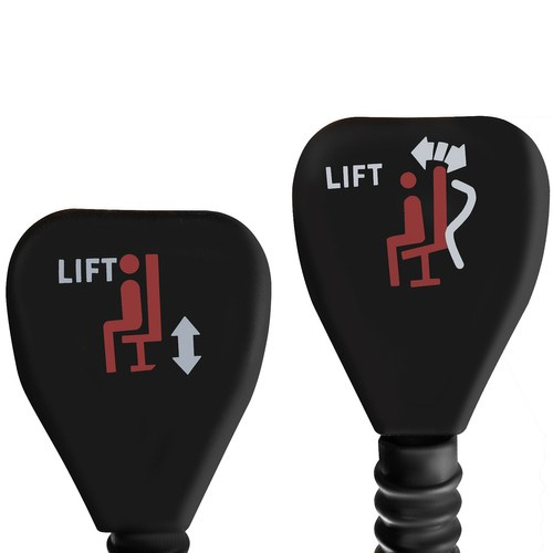 Otočná kancelářská židle s výsuvnou podnožkou Malatec - béžová