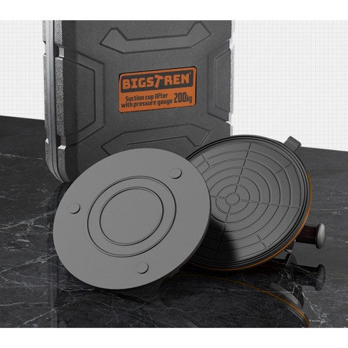 Vakuová přísavka s tlakoměrem - nosnost 200kg