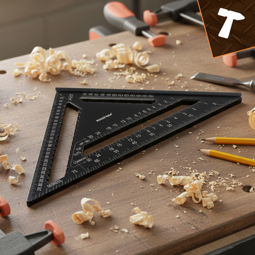 Hliníkový tesařský úhelník 12 palců