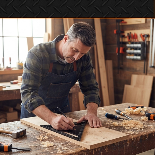 Hliníkový tesařský úhelník 12 palců