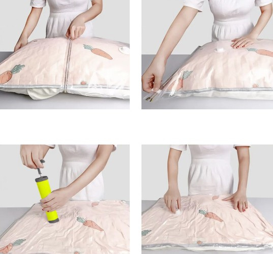 Sada vakuových sáčků 10 ks + čerpadlo na vzduch