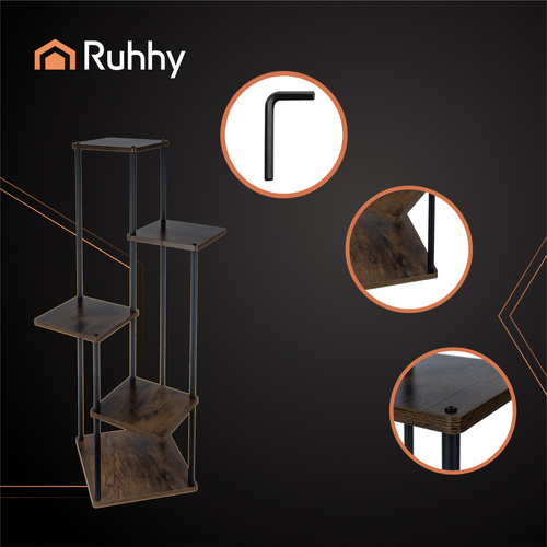 Stojan na květiny 107 cm - 5 pater