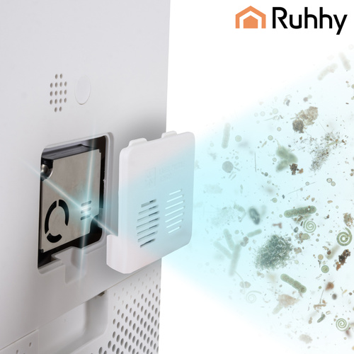 Čistička vzduchu Ionigs s HEPA H12 a ionizací - WiFi ovládání, 370 m³/h CADR pro místnosti až 80 m²