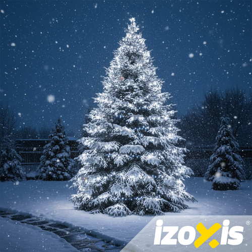 Vánoční osvětlení 500 LED - studená bílá 35m