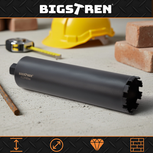 Diamantový jádrový vrták 112×460 mm Bigstreen