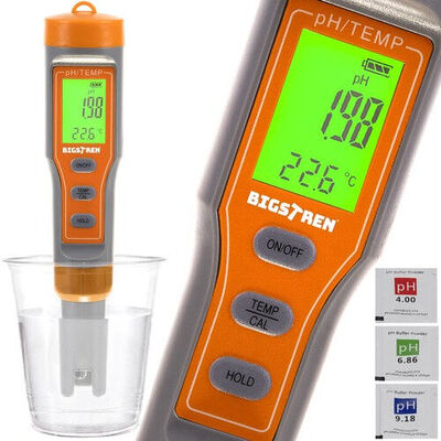 Elektronický pH tester s funkcí ATC a teploměrem - Obrázek