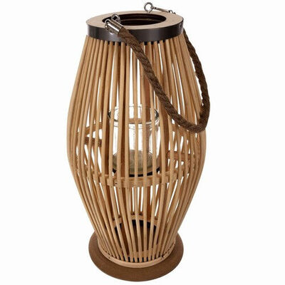 Velká bambusová lampa na na terasu - Obrázek