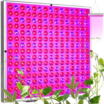 Závěsné svítidlo na panel pro růst rostlin 225 LED + lana - Obrázek