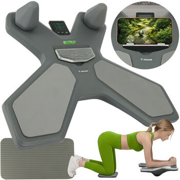 Multifunkční balanční deska s časovačem, oboustranným panelem a vodováhou - Obrázek